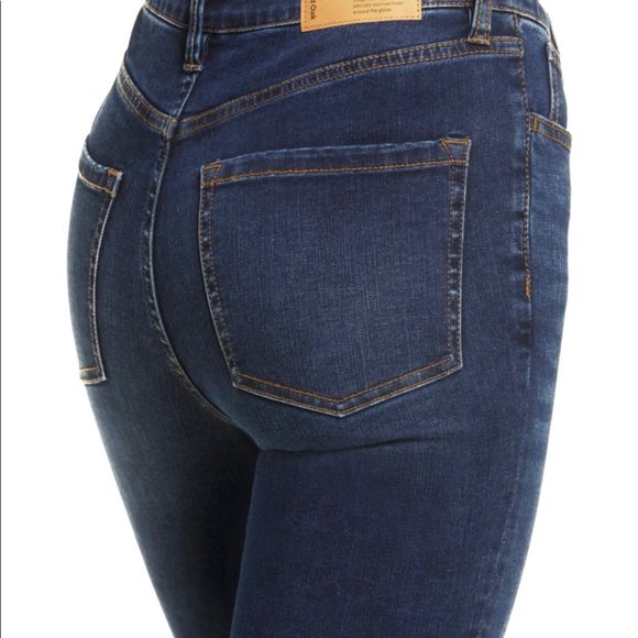 Frank & Oak The Debbie Ultra-Stretch Skinny Jean in Dark Indigo Size 28 - Picture 8 of 11